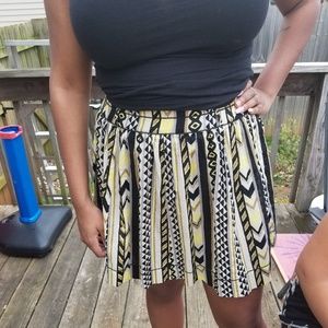 Tribal mini skirt